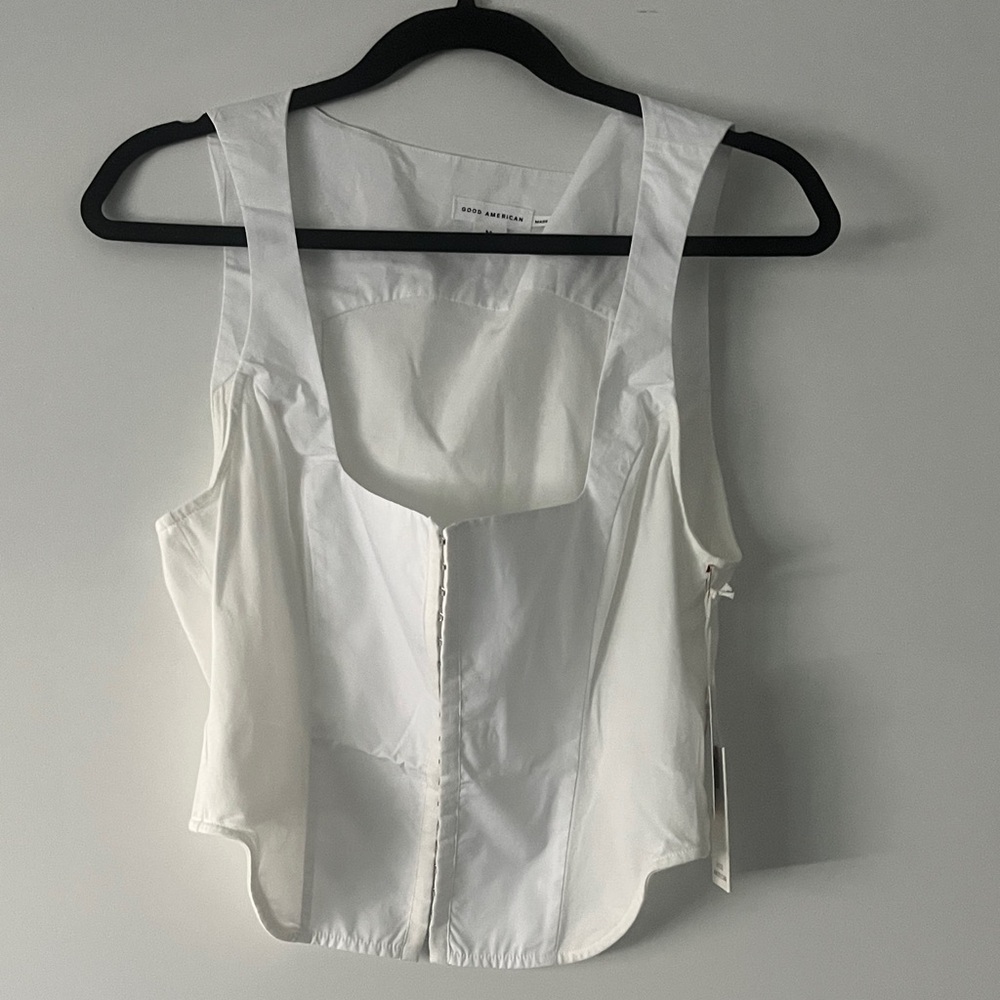 White Sleeveless Top
